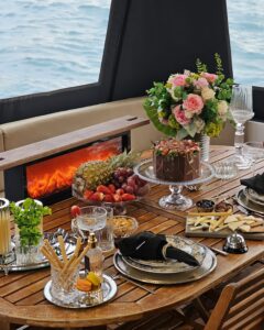 Motoryacht Interior P114 19 meters 12 capacity Best Yacht Rental with Premionly in Istanbul