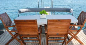 Motoryacht Interior P103 19 meters 13 people capacity best yacht rental with Premionly in Istanbul