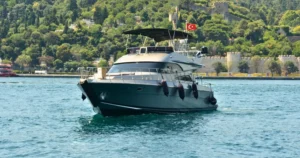 Motoryacht Exterior P103 19 meters 13 people capacity best yacht rental with Premionly in Istanbul