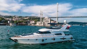 Motoryacht Exterior P113 22 meters 13 capacity Best Yacht Rental with Premionly in Istanbul