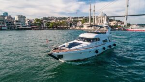 Motoryacht Exterior P113 22 meters 13 capacity Best Yacht Rental with Premionly in Istanbul