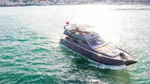 Motoryacht Exterior P107 23 meters 21 capacity Best Yacht Rental with Premionly in Istanbul