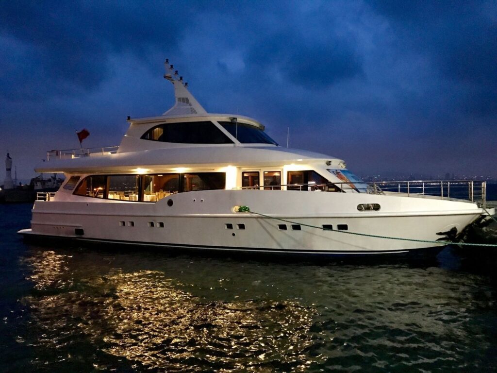 Motoryacht Exterior P108 24 meters 80 capacity Best Yacht Rental with Premionly in Istanbul