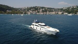 Motoryacht Exterior P111 24 meters 30 capacity Best Yacht Rental with Premionly in Istanbul