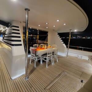 Motoryacht P115 Interior 26 meters 30 people capacity Istanbul's best Yacht Rental with Premionly.com