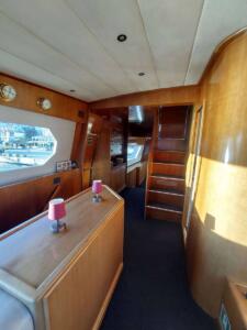 Motoryacht P115 26 meters 30 people capacity Interior Istanbul's best Yacht Rental with Premionly.com