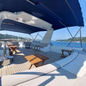 Motoryacht P115 Interior 26 meters 30 people capacity Istanbul's best Yacht Rental with Premionly.com