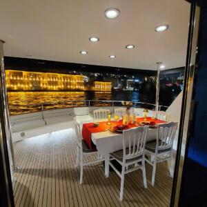 Motoryacht Interior P115 26 meters 30 people capacity Istanbul's best Yacht Rental with Premionly.com