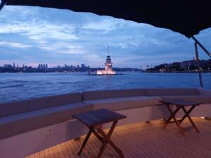 Motoryacht Interior P115 26 meters 30 person capacity Yacht Rental with Premionly.com in Istanbul